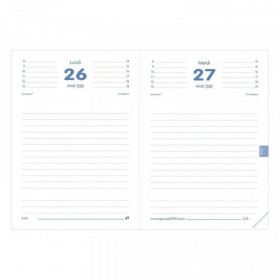 Agenda Journalier 2022/2023 - 12 X 17 Cm - Noir - Quo Vadis