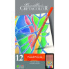 photo-Crayons de couleur pastel - Boîte métal - 12 couleurs - Cretacolor - Pastel Pencils