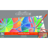 photo-Crayons de couleur pastel - Boîte métal - 36 couleurs - Cretacolor - Pastel Pencils