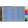 Crayons de couleur aquarelle - Boîte métal - 12 couleurs - Cretacolor - Marino