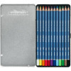 Crayons de couleur aquarelle - Boîte métal - 12 couleurs - Cretacolor - Marino