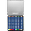 Crayons de couleur aquarelle - Boîte métal - 24 couleurs - Cretacolor - Marino