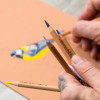 Crayons pastel - 5 couleurs + estompe + gomme mie de pain - Cretacolor Fine Art