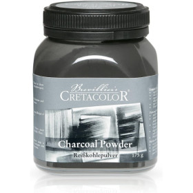 photo-Pigment en poudre - Charbon - Beaux-arts - Extra-fine - Pot 175g - Cretacolor