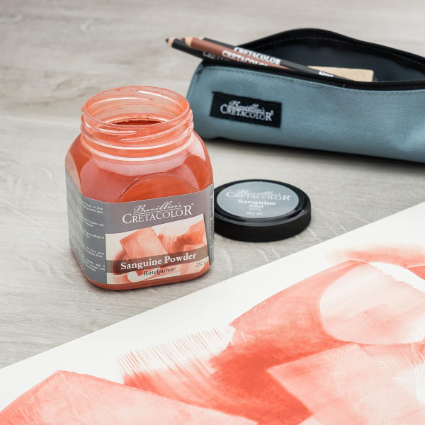 Pigment en poudre - Sanguine - Beaux-arts - Extra-fine - Pot 230g - Cretacolor
