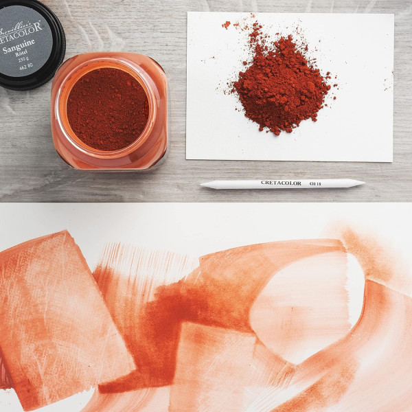 Pigment en poudre - Sanguine - Beaux-arts - Extra-fine - Pot 230g - Cretacolor