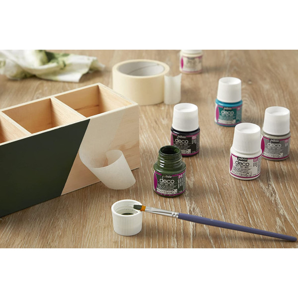 Peinture acrylique - Gris - Mat - Pébéo - Déco - 45ml