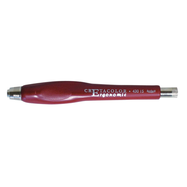 photo-Porte-crayon - Pour mines graphite - Métal - Ergonomique - Cretacolor