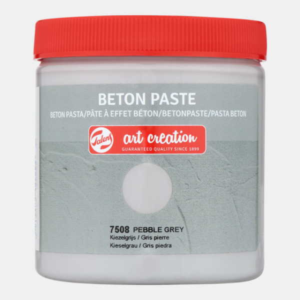 Peinture - Pâte à effet béton - Gris perle - Opaque - Tous supports - Pot 250ml - Art Création