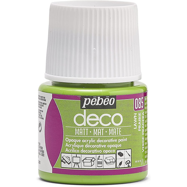 photo-Peinture acrylique - Vert prairie - Mat - Pébéo - Déco - 45ml
