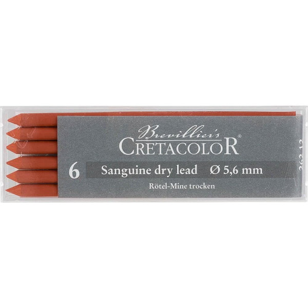 photo-Crayons - Sanguine - Dessin, croquis et esquisse - Boîte de 6 - Cretacolor