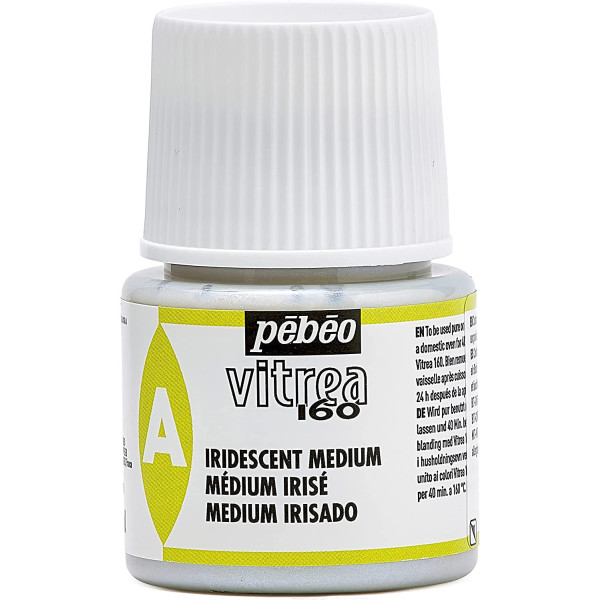 photo-Médium irisé pour peinture Vitréa 160 - Pébéo - 45 ml