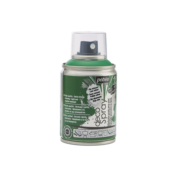 Bombe de peinture - Vert noël - 723 - Pébéo - DecoSpray - 100ml - Tous supports