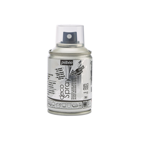 photo-Bombe de peinture - Perle - 761 - Pébéo - DecoSpray - 100ml - Tous supports