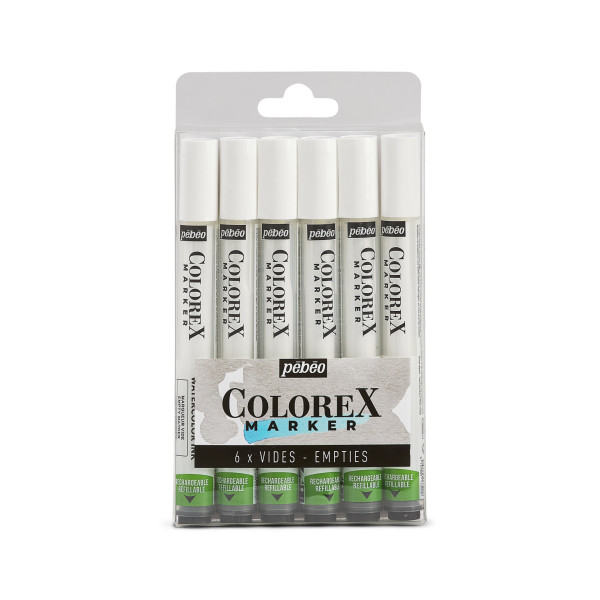 photo-Marqueurs - Encre aquarelle - Vides - A remplir - Rechargeable - Pébéo Colorex