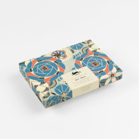photo-Coffret de correspondance - Papier à lettres + enveloppes + autocollants - Art déco