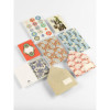 Coffret de correspondance - Papier à lettres + enveloppes + autocollants - Art déco