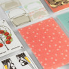 Coffret de correspondance - Papier à lettres + enveloppes + autocollants - Art nouveau