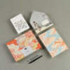 Coffret de correspondance - Papier à lettres + enveloppes + autocollants - Kimono Geisha