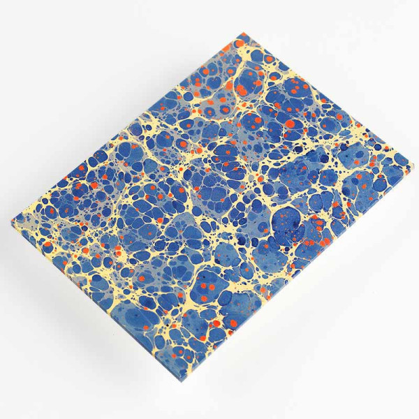 Coffret de correspondance - Papier à lettres + enveloppes + autocollants - Papier marbré