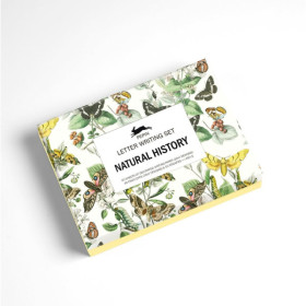 photo-Coffret de correspondance - Papier à lettres + enveloppes + autocollants - Natural History