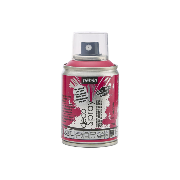 photo-Bombe de peinture - Magenta - 708 - Pébéo - DecoSpray - 100ml - Tous supports
