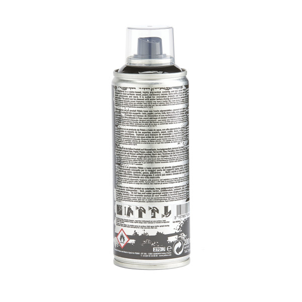 Bombe de peinture - Noir - Brillant - 845 - Pébéo - DecoSpray - 200ml - Tous supports