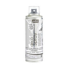 photo-Bombe de peinture - Argent - Nacré - 867 - Pébéo - DecoSpray - 200ml - Tous supports