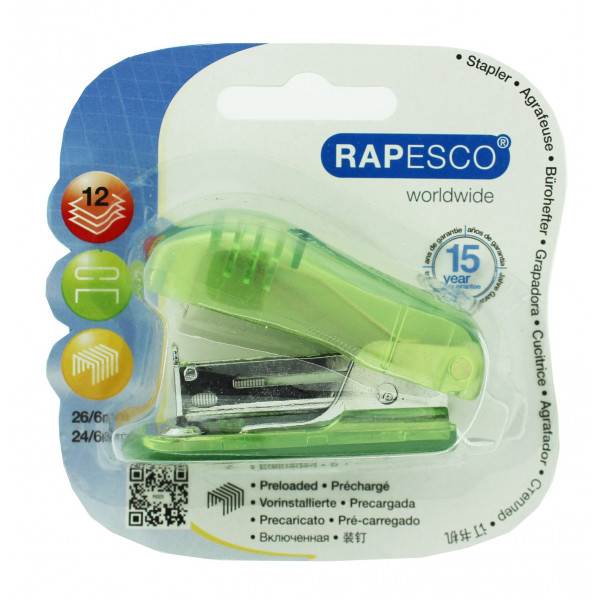 Mini Agrafeuse Plastique - Bug Stapler - Rapesco pas cher