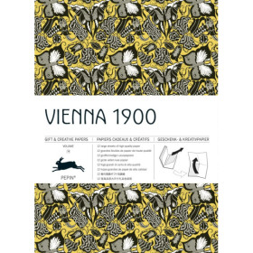 photo-Papiers créatifs - Motifs Art Déco Vienna 1900 - Scrapbooking - 12 feuilles - 50x70cm