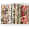 Papiers créatifs - Imprimés floraux - Scrapbooking - 12 feuilles - 50x70cm