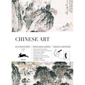 photo-Papiers créatifs - Œuvres d'art chinois - Scrapbooking - 12 feuilles - 50x70cm