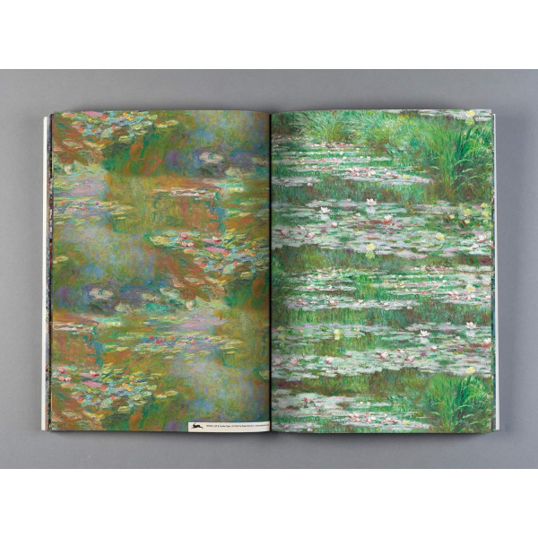 Papiers créatifs - Œuvres de Claude Monet - Scrapbooking - 12 feuilles - 50x70cm