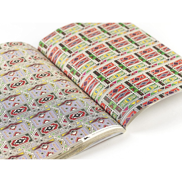 Papiers créatifs - Motifs Ndebele style - Art africain - Scrapbooking - 12 feuilles - 50x70cm