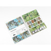 photo-Papiers créatifs - Motifs peinture impressionniste - Scrapbooking - 12 feuilles - 50x70cm