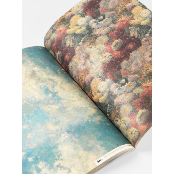 Papiers créatifs - Motifs peinture impressionniste - Scrapbooking - 12 feuilles - 50x70cm