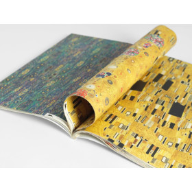 Papiers créatifs - Œuvres de Gustav Klimt - Scrapbooking - 12 feuilles - 50x70cm