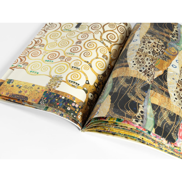 Papiers créatifs - Œuvres de Gustav Klimt - Scrapbooking - 12 feuilles - 50x70cm