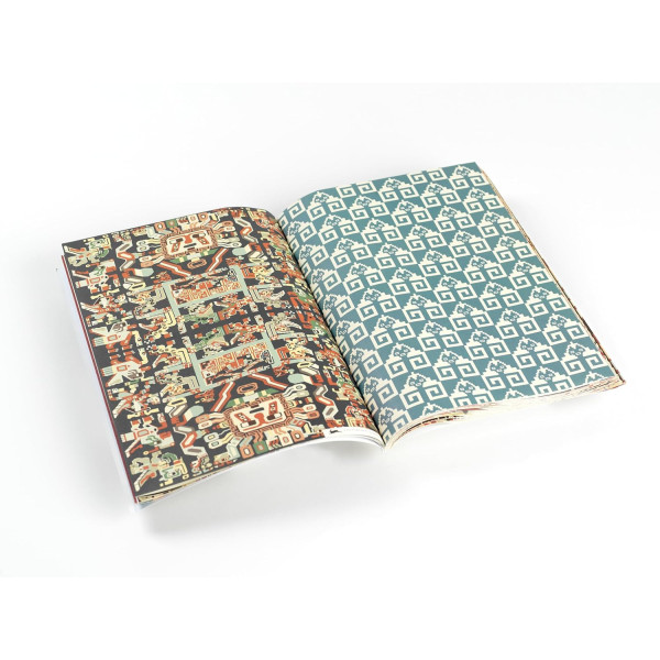 Papiers créatifs - Motifs colombien et aztèque - Scrapbooking - 12 feuilles - 50x70cm