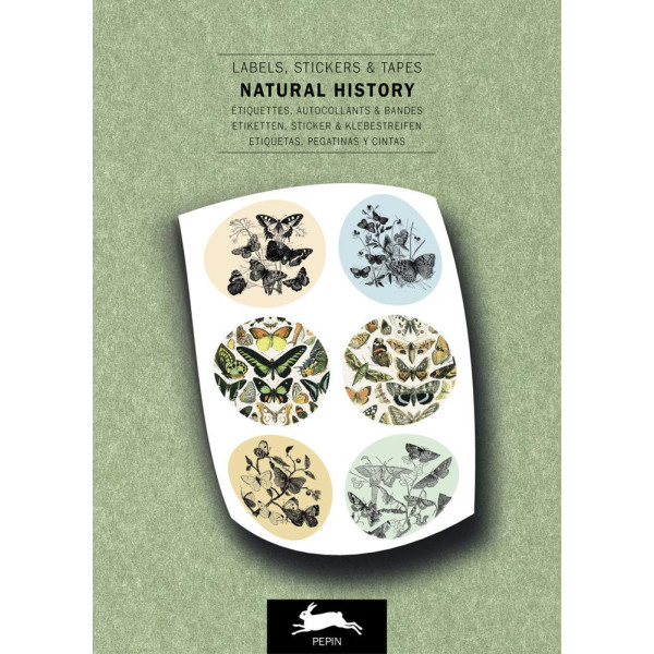 photo-Livret d'étiquettes et stickers - Insectes et nature - Scrapbooking - 32 feuilles - 250 étiquettes