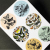 Livret d'étiquettes et stickers - Insectes et nature - Scrapbooking - 32 feuilles - 250 étiquettes