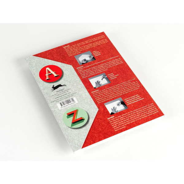 Livret d'étiquettes et stickers - Alphabet vintage - Scrapbooking - 32 feuilles - 250 étiquettes