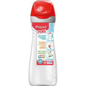 photo-Gourde pour enfant - Rouge - Plastique - Etanche - 580ml - Maped - Picnik Origins