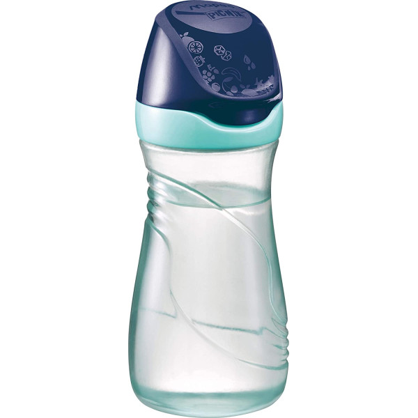 Gourde pour enfant - Bleu vert - Plastique - Etanche - 430ml - Maped - Picnik Origins