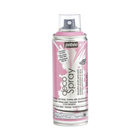 photo-Bombe de peinture - Rose bengale - Mat - 810 - Pébéo - DecoSpray - 200ml - Tous supports