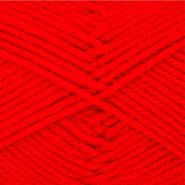 Pelote de laine - Rouge signal - 12 - 100% acrylique - 3,5/4,5 mm - Gründl - Lisa Premium