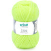 photo-Pelote de laine - Jaune fluo - 27 - 100% acrylique - 3,5/4,5 mm - Gründl - Lisa Premium