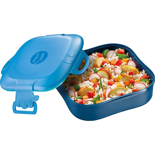 Boîte à déjeuner - Plastique - Bleu - 1 compartiment - 740ml - 16 x 16 cm - Maped