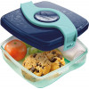Boîte à goûter - Plastique - Bleu vert - 1 compartiment - 520 ml - 15 x 17 cm - Maped