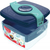Boîte à déjeuner et goûter - Plastique - Bleu - 2 compartiments - 1,4 L - 15 x 17 cm -Maped